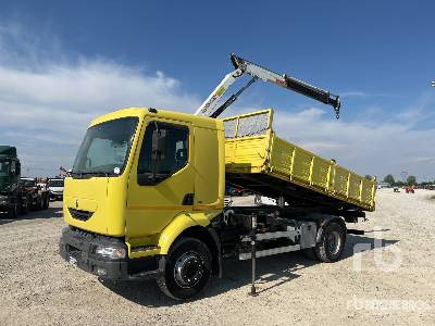RENAULT MIDLUM 210 Bonfiglioli P5000L on 4x2 - Tipvogn lastbil, Lastbil med kran: billede 1 RENAULT MIDLUM 210 Bonfiglioli P5000L on 4x2 - Tipvogn lastbil, Lastbil med kran: billede 1