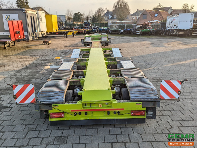 Nedbygget platform sættevogn RECKER SAHN TIEFLADER SPEZIAL Dieplader - 3-StuurAssen - Afstandbediening - Uitschuifbaar - HydraulischVerbreedbaar - Wielkuipen -ZZ kenteken: billede 8