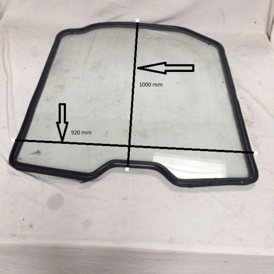 Windscreen for Linde Series 386/391-01 - Forrude for Materialehåndteringsudstyr: billede 2 Windscreen for Linde Series 386/391-01 - Forrude for Materialehåndteringsudstyr: billede 2