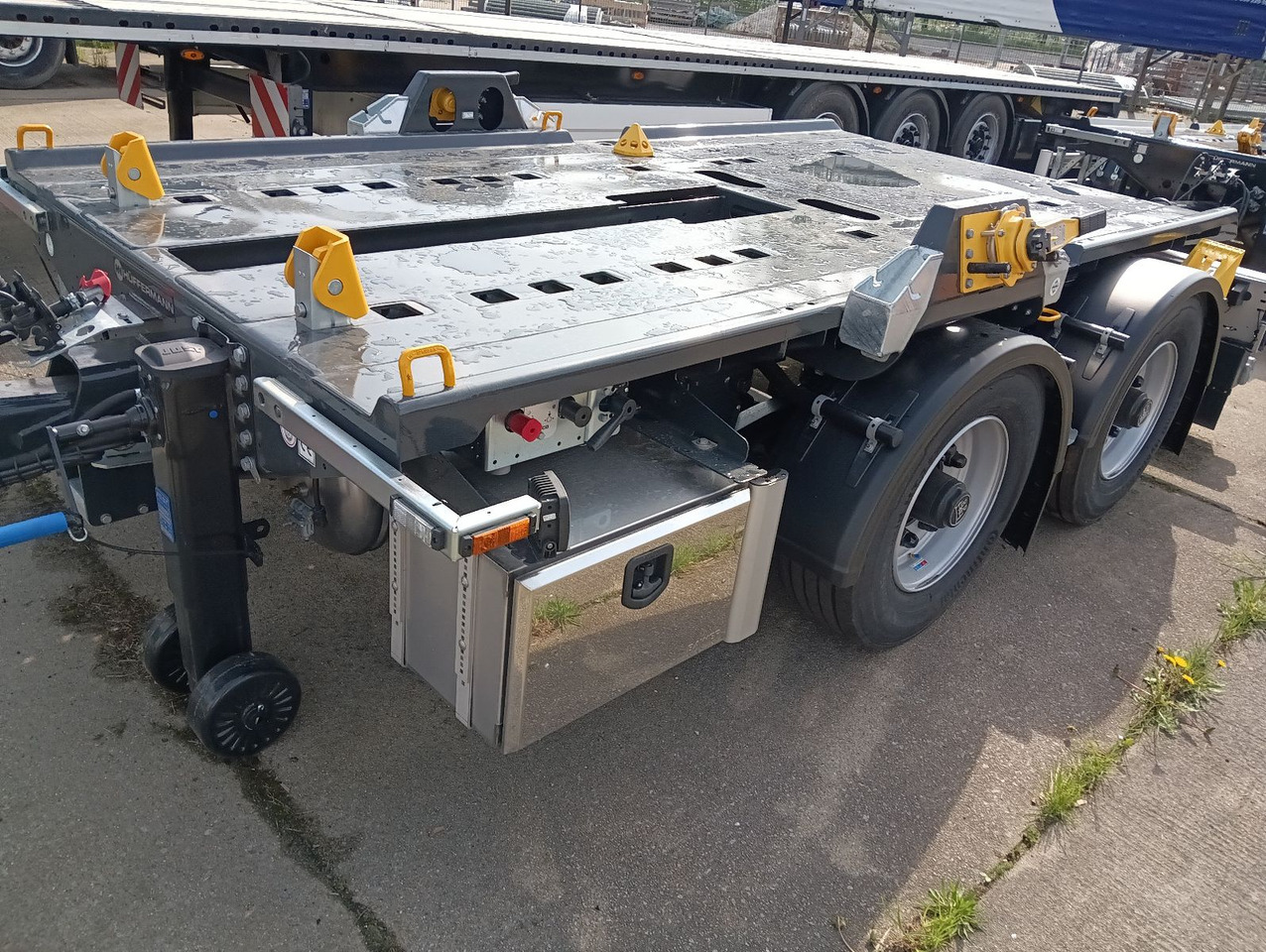Hüffermann 2-A-MINI-CARRIER SAFETYFIX VERZINKT NEU FULLOPTI - Kroghejsvogn/ Skip loader anhænger: billede 1 Hüffermann 2-A-MINI-CARRIER SAFETYFIX VERZINKT NEU FULLOPTI - Kroghejsvogn/ Skip loader anhænger: billede 1