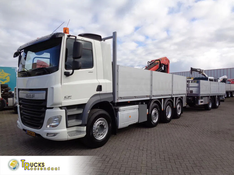 DAF CF 460 Combi Pacton MXD220 + 8X2 + Manual + Euro 6 + Palfinger PK 18500 - Lastbil med lad, Lastbil med kran: billede 1 DAF CF 460 Combi Pacton MXD220 + 8X2 + Manual + Euro 6 + Palfinger PK 18500 - Lastbil med lad, Lastbil med kran: billede 1