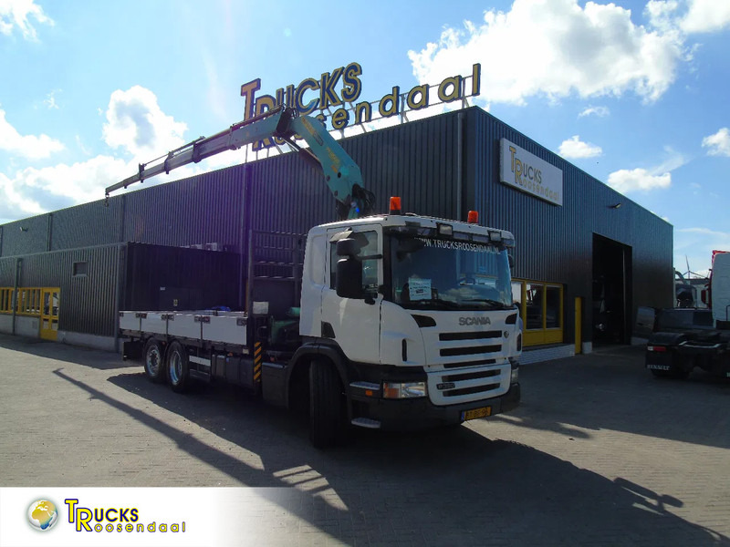 Scania P 380 + PALFINGER 18.500 5x EXTENTION + 6X2 + STEERING AXLE + REMOTE - Lastbil med kran: billede 1 Scania P 380 + PALFINGER 18.500 5x EXTENTION + 6X2 + STEERING AXLE + REMOTE - Lastbil med kran: billede 1