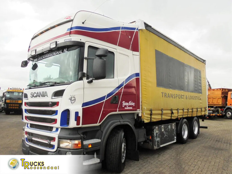 Scania R500 V8 + Euro 5 + Retarder + Lift + 6x2 - Lastbil med presenning: billede 1 Scania R500 V8 + Euro 5 + Retarder + Lift + 6x2 - Lastbil med presenning: billede 1