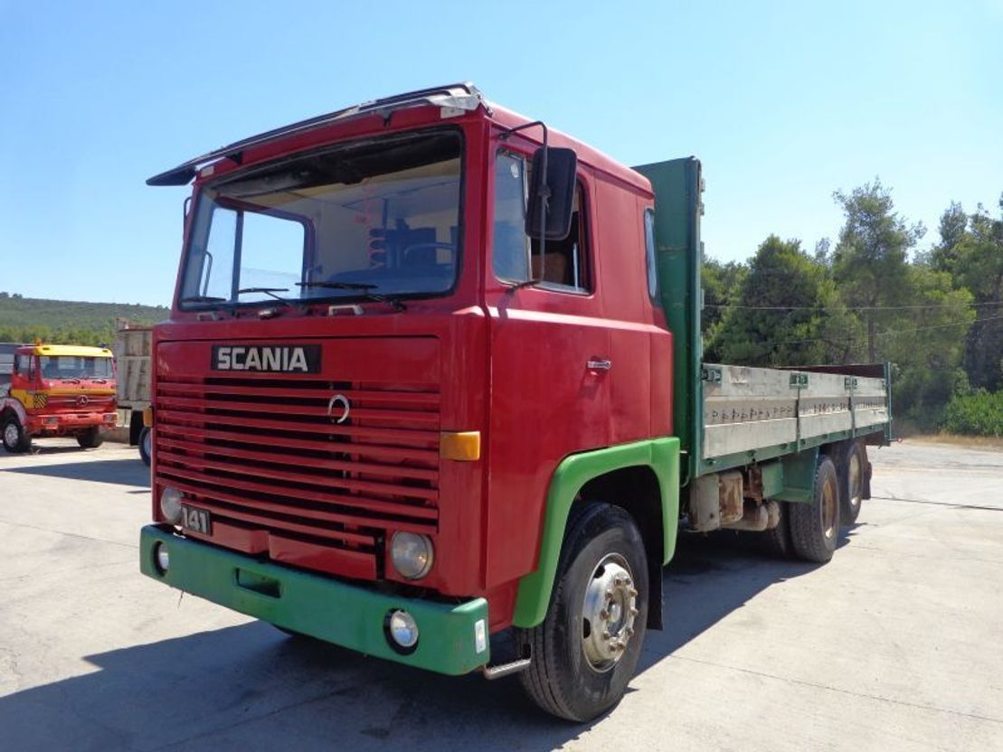 Scania LB141 V8 SCANIA LBS 141 (6X2) V8 - Lastbil med lad: billede 1 Scania LB141 V8 SCANIA LBS 141 (6X2) V8 - Lastbil med lad: billede 1