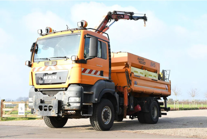 MAN TGS 18.320 4x4!! KRAN/!!!WINTERDIENST/DREISEITENKIPPER!!KOMMUNAL/KLIMA!! - Tipvogn lastbil, Lastbil med kran: billede 3 MAN TGS 18.320 4x4!! KRAN/!!!WINTERDIENST/DREISEITENKIPPER!!KOMMUNAL/KLIMA!! - Tipvogn lastbil, Lastbil med kran: billede 3