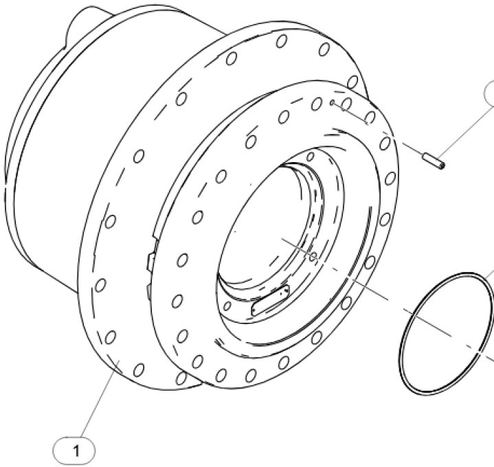 Caterpillar 5842563 - 5714032 - Slutdrev for Entreprenørmaskin: billede 1 Caterpillar 5842563 - 5714032 - Slutdrev for Entreprenørmaskin: billede 1