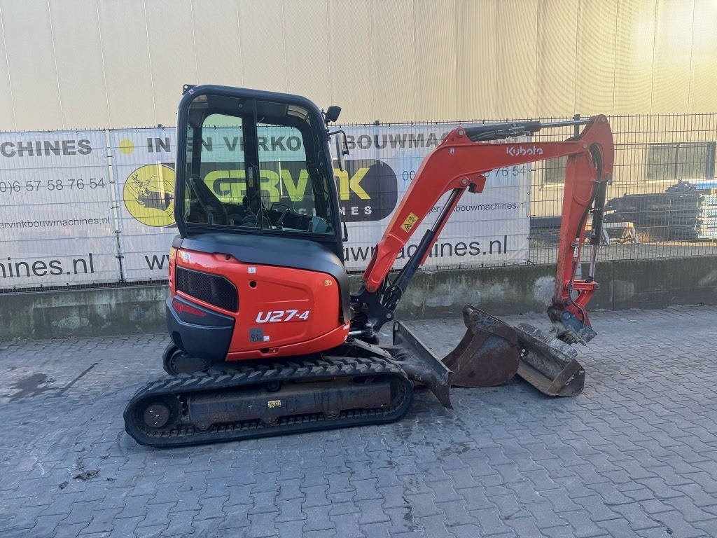 Kubota U 27-4 - Minigravemaskine: billede 1 Kubota U 27-4 - Minigravemaskine: billede 1