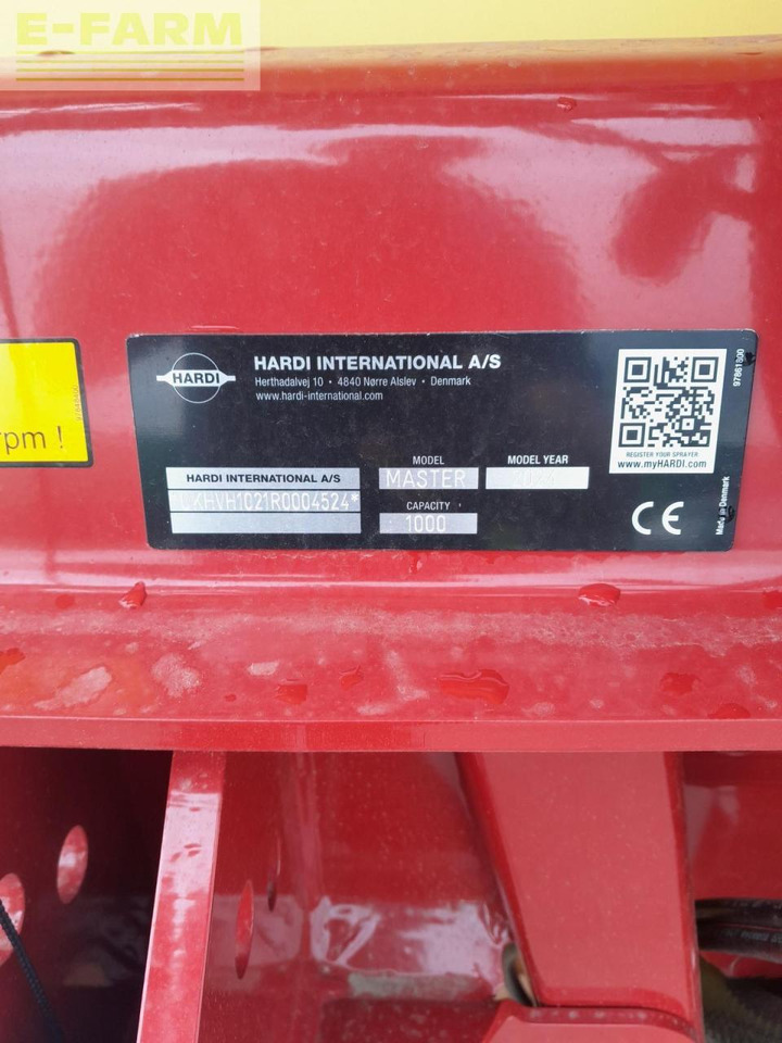 Hardi master - Trailersprøjte: billede 4 Hardi master - Trailersprøjte: billede 4