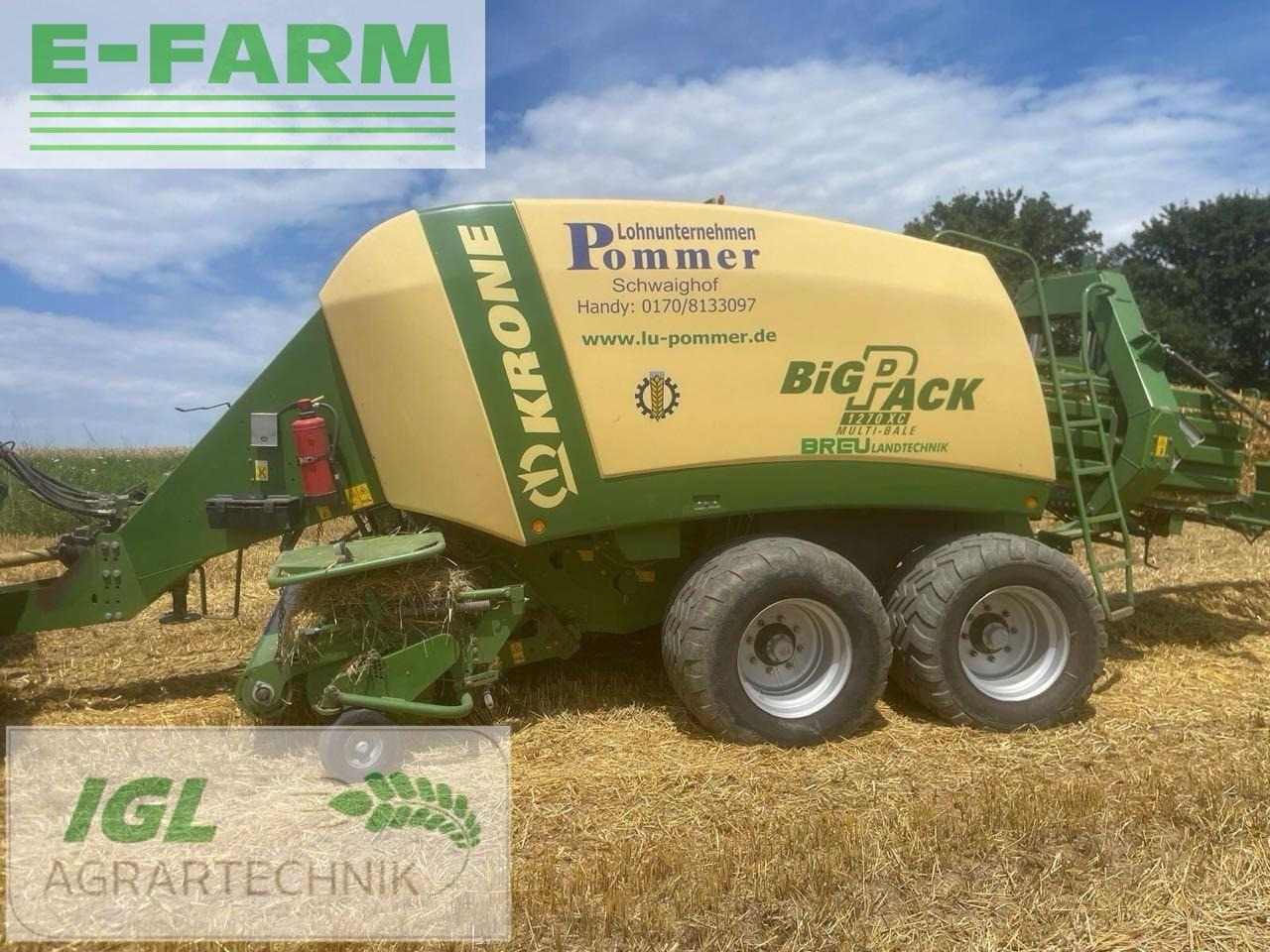 Krone big pack 1270 xc multi bale - Firkant ballepresse: billede 3 Krone big pack 1270 xc multi bale - Firkant ballepresse: billede 3