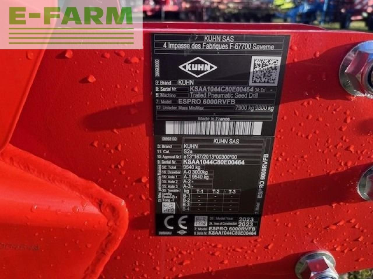 Kuhn espro r 6000 vistaflow - Såmaskine: billede 2 Kuhn espro r 6000 vistaflow - Såmaskine: billede 2