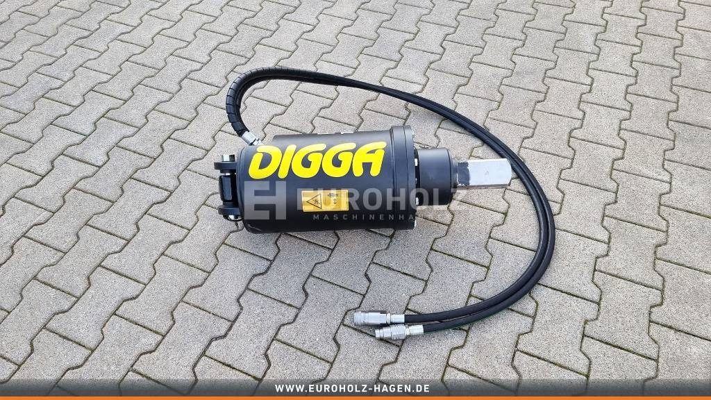 Ny Pæleboremaskine [Digga] Digga PD10 Erdbohrer Motor mit Schläuchen: billede 6