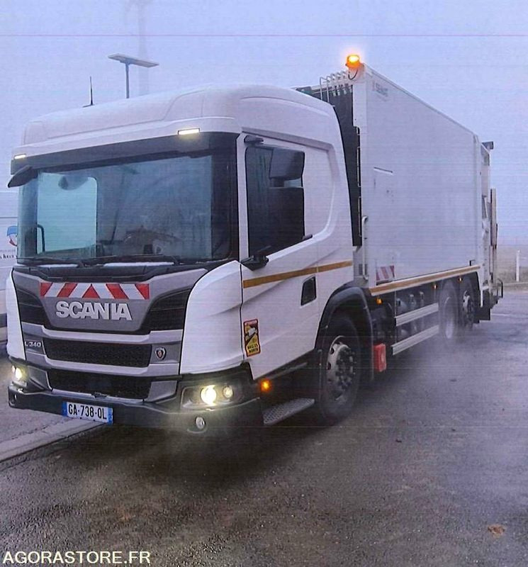 BOM SCANIA L340 71926 kms 2021 GNV - Affaldsmaskine: billede 3 BOM SCANIA L340 71926 kms 2021 GNV - Affaldsmaskine: billede 3