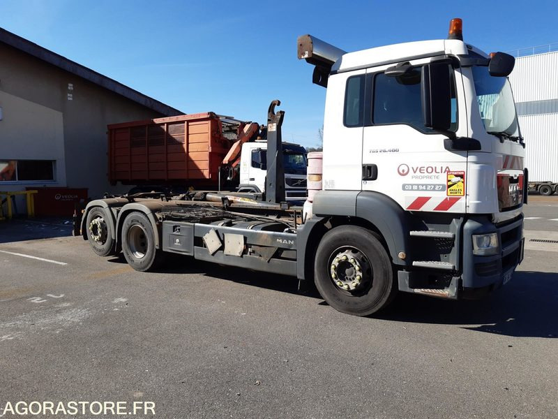 PORTEUR AMPLIROLL MAN TGS 26.400 (R51996) - BRAS GUIMA PALFINGER-2011-563 000 Km - Lastbil: billede 3 PORTEUR AMPLIROLL MAN TGS 26.400 (R51996) - BRAS GUIMA PALFINGER-2011-563 000 Km - Lastbil: billede 3