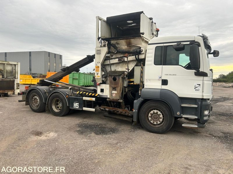 Man compacteur polybenne - 2011 - 325 000km - Affaldsmaskine: billede 1 Man compacteur polybenne - 2011 - 325 000km - Affaldsmaskine: billede 1