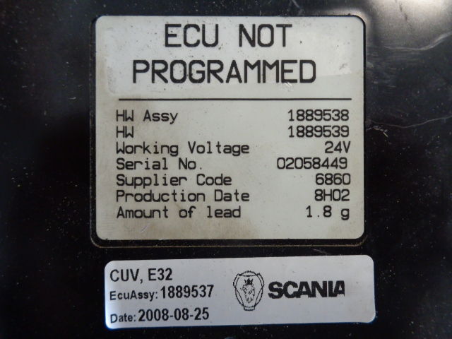 Scania CUV E32 control unit - Kontrol blok for Lastbil: billede 2 Scania CUV E32 control unit - Kontrol blok for Lastbil: billede 2