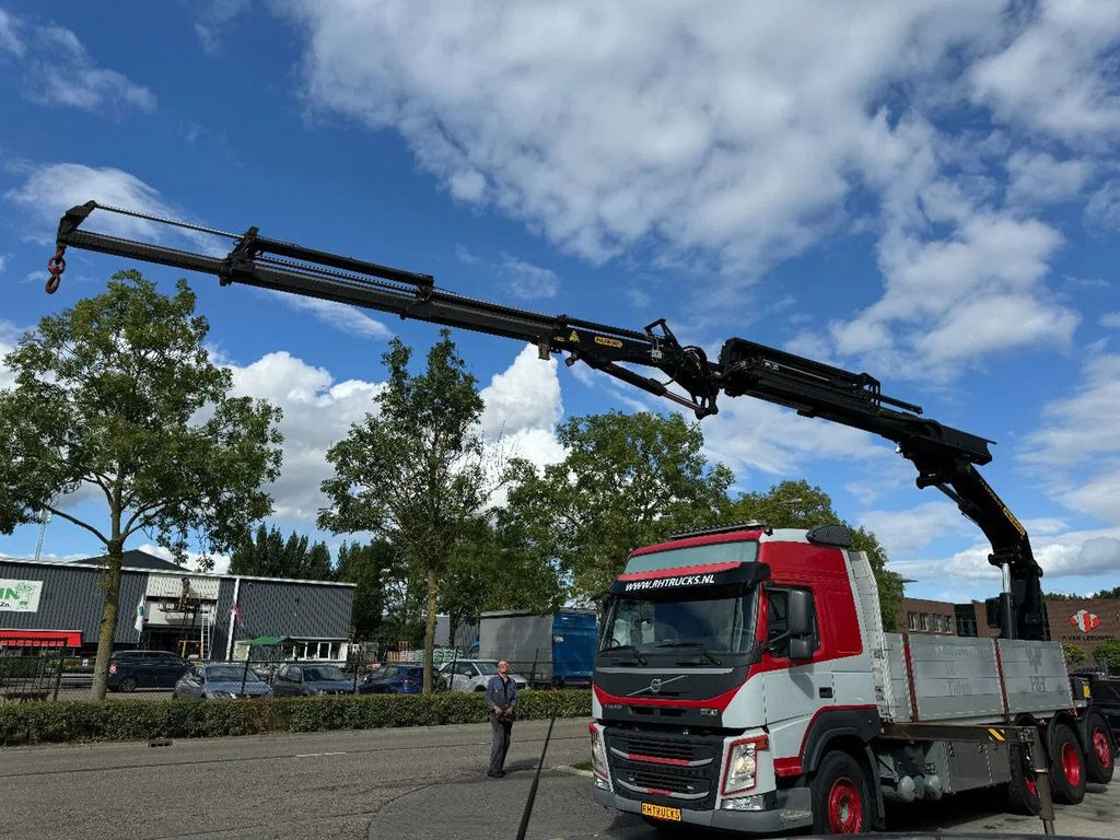 Volvo FMX 460 8X4 PALFINGER PK53002 + FLY JIP AN REMOT - Lastbil med kran, Lastbil med lad: billede 1 Volvo FMX 460 8X4 PALFINGER PK53002 + FLY JIP AN REMOT - Lastbil med kran, Lastbil med lad: billede 1