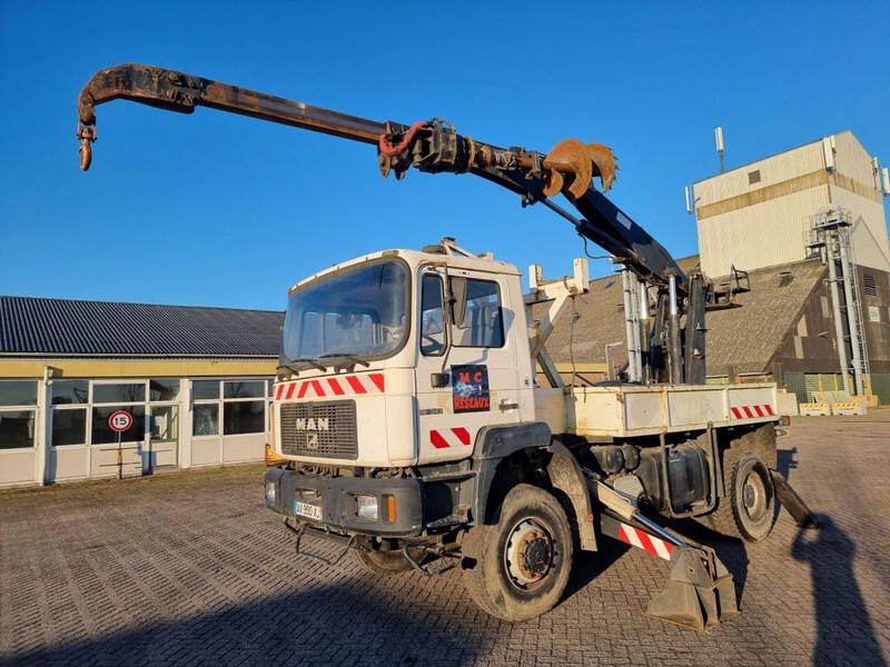 MAN 19.343 WaterDrill - Drill - Grounddrill - Boor - Lastbil med kran: billede 1 MAN 19.343 WaterDrill - Drill - Grounddrill - Boor - Lastbil med kran: billede 1
