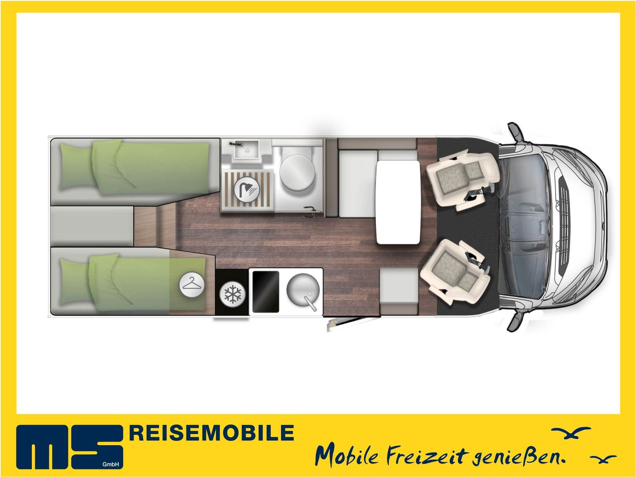Forster T 699 EB / 2025 / 140PS/ EINZELBETTEN & HUBBETT - Delintegreret autocamper: billede 2 Forster T 699 EB / 2025 / 140PS/ EINZELBETTEN & HUBBETT - Delintegreret autocamper: billede 2