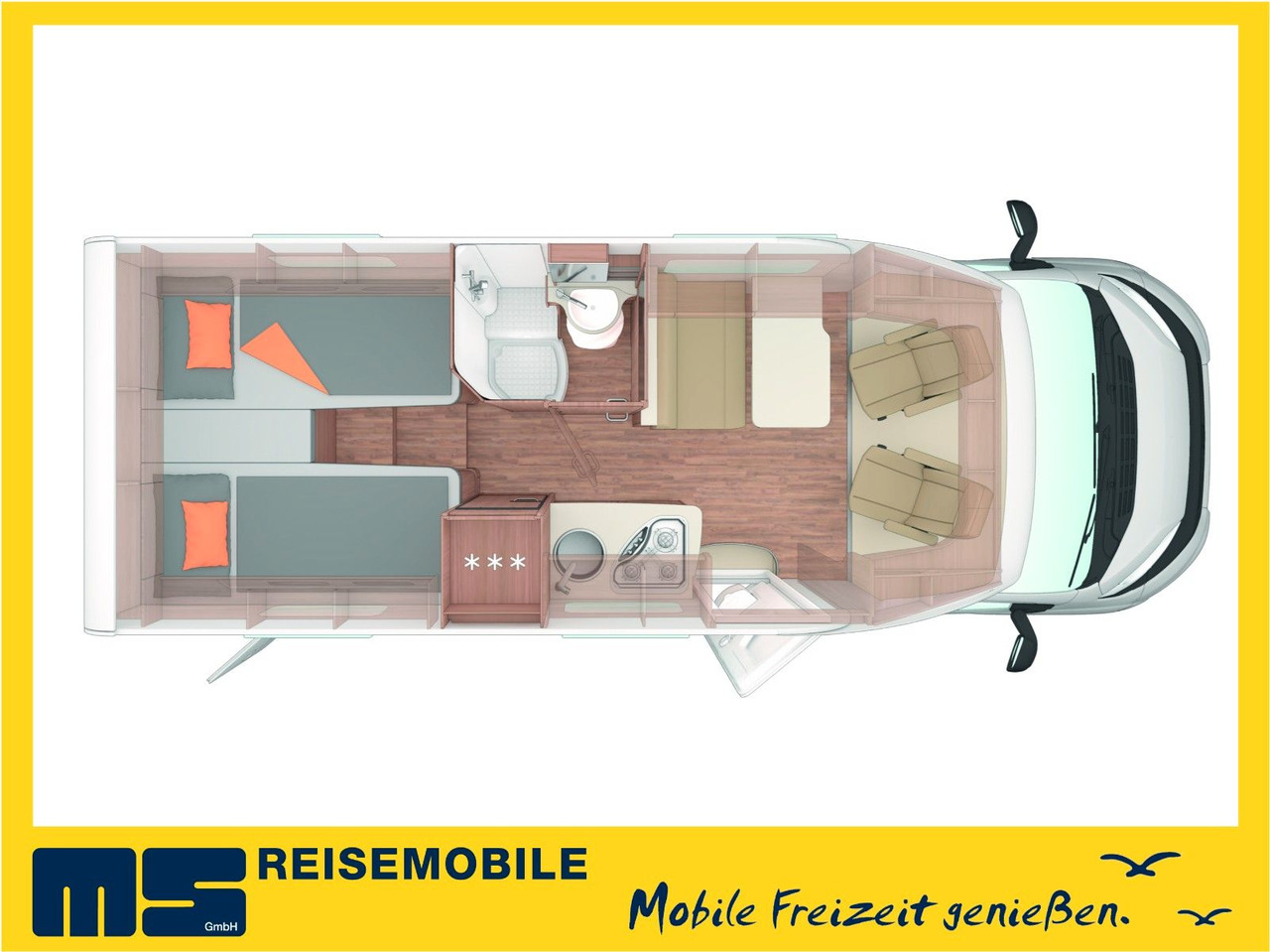 Weinsberg CARACOMPACT 600 MEG EDITION-PEPPER/ EINZELBETTEN - Delintegreret autocamper: billede 2 Weinsberg CARACOMPACT 600 MEG EDITION-PEPPER/ EINZELBETTEN - Delintegreret autocamper: billede 2