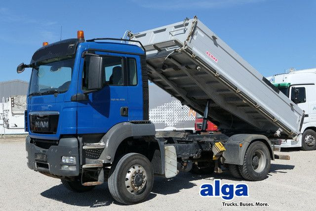 MAN 18.400 TGS BL 4x4, Allrad, klima, AHK,Alu-Felgen - Tipvogn lastbil: billede 1 MAN 18.400 TGS BL 4x4, Allrad, klima, AHK,Alu-Felgen - Tipvogn lastbil: billede 1