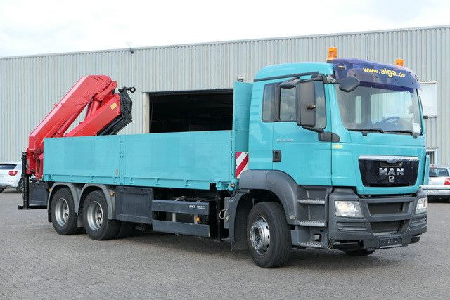 MAN 26.400 TGS BL, Kran HMF 4220 K4, Funk, Container - Lastbil med lad, Lastbil med kran: billede 3 MAN 26.400 TGS BL, Kran HMF 4220 K4, Funk, Container - Lastbil med lad, Lastbil med kran: billede 3