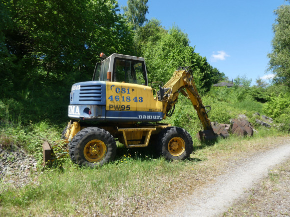 Pelle sur pneus Komatsu PW95 - Hjulgravemaskine: billede 1 Pelle sur pneus Komatsu PW95 - Hjulgravemaskine: billede 1