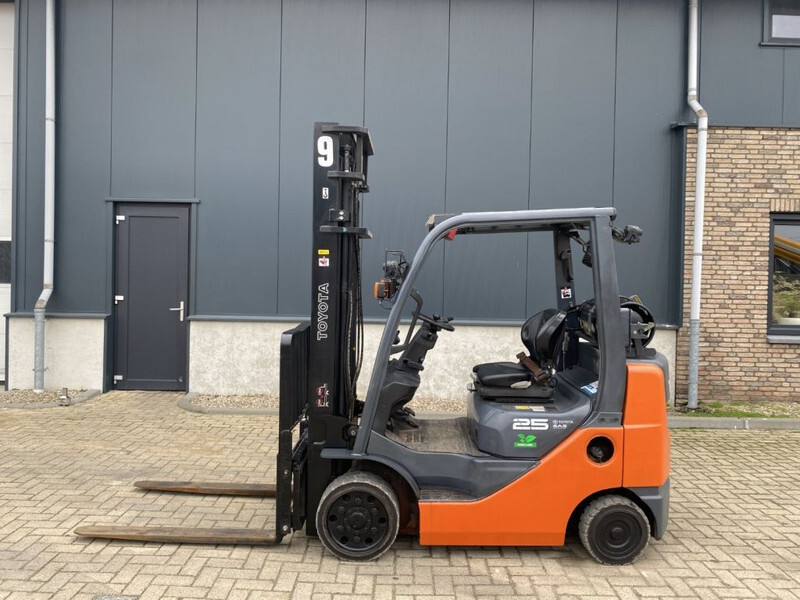 Toyota 8FGCU25 2.5 ton Duplex Sideshift LPG Heftruck - Gas gaffeltruck: billede 1 Toyota 8FGCU25 2.5 ton Duplex Sideshift LPG Heftruck - Gas gaffeltruck: billede 1