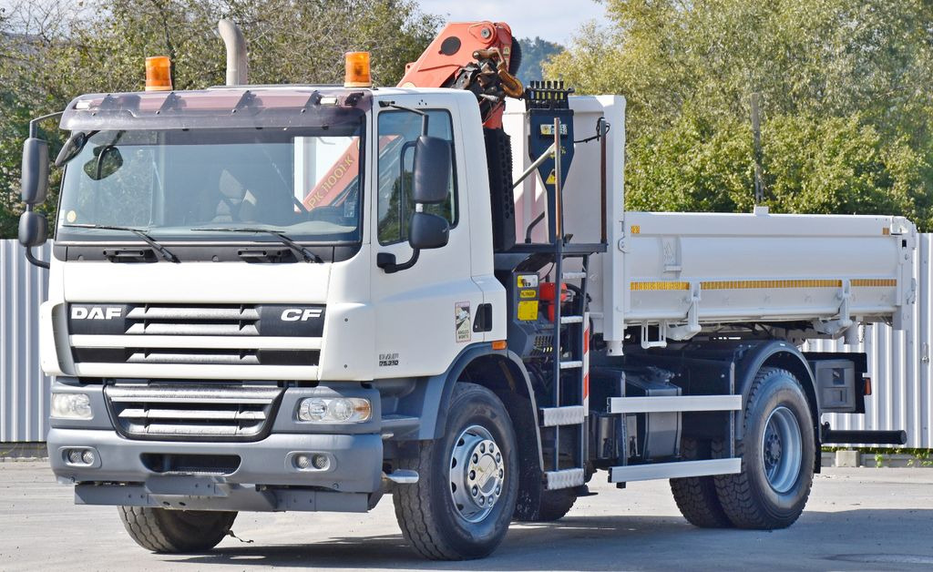 DAF CF 75.310 Kipper 4,30 m + KRAN * TOPZUSTAND - Tipvogn lastbil, Lastbil med kran: billede 5 DAF CF 75.310 Kipper 4,30 m + KRAN * TOPZUSTAND - Tipvogn lastbil, Lastbil med kran: billede 5