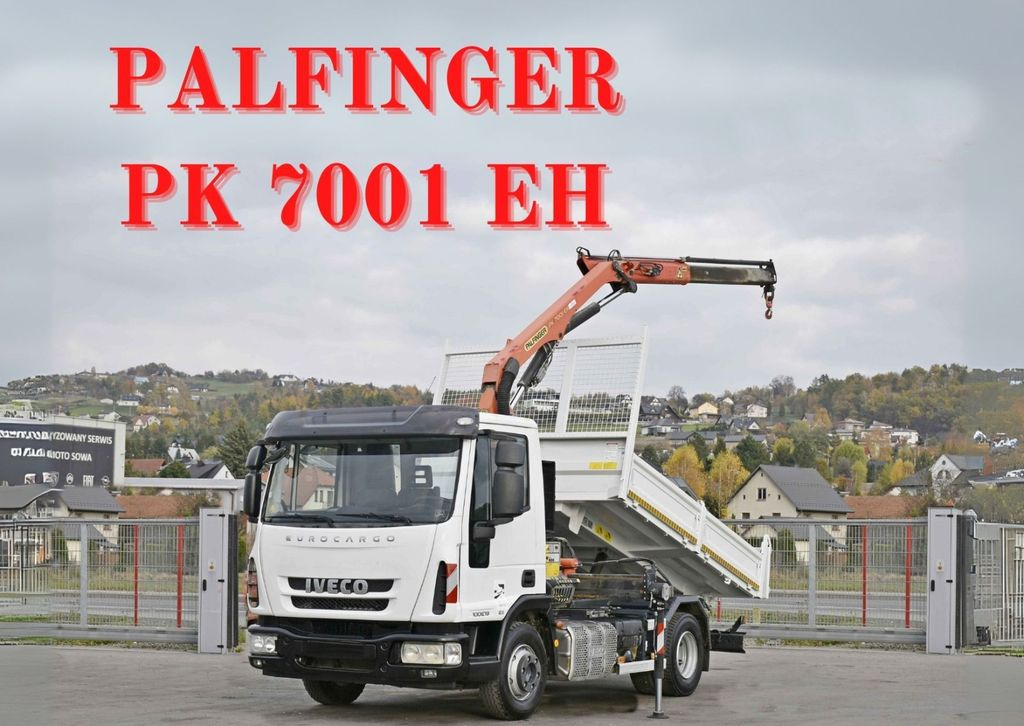 Iveco EUROCARGO 100E19 +PK 7001 H + FUNK * TOPZUSTAND - Lastbil med kran, Tipvogn lastbil: billede 1 Iveco EUROCARGO 100E19 +PK 7001 H + FUNK * TOPZUSTAND - Lastbil med kran, Tipvogn lastbil: billede 1