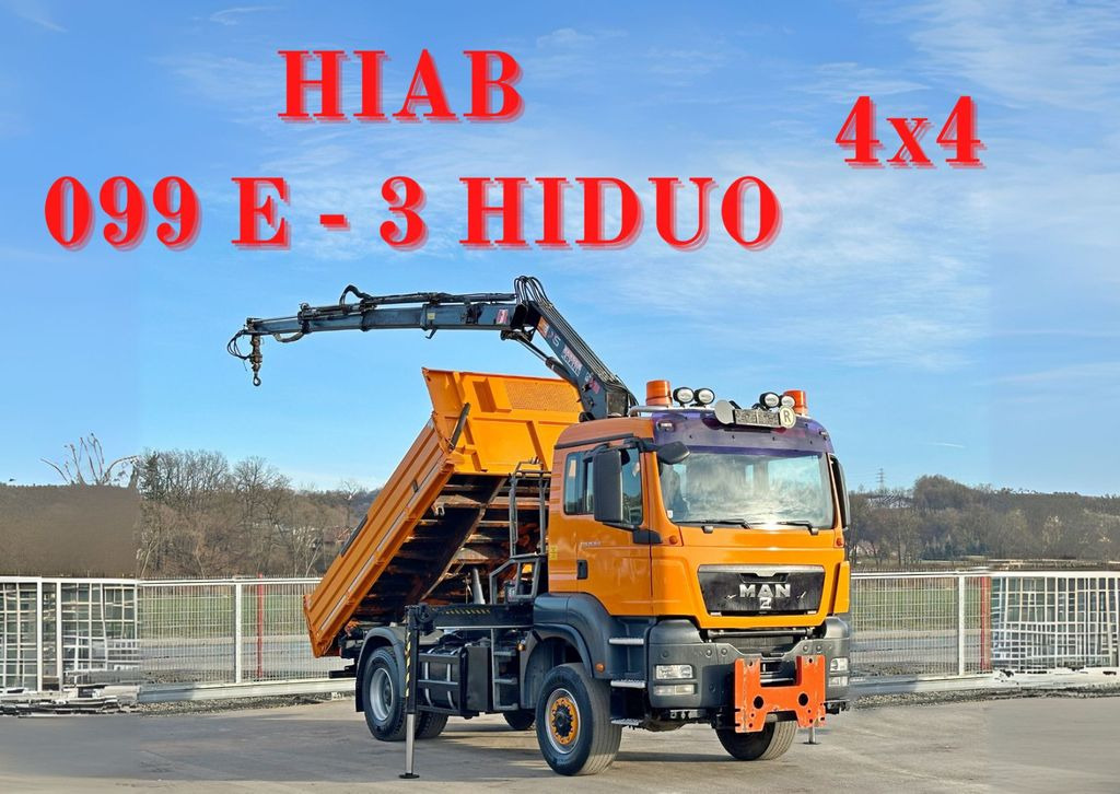 MAN TGS 18.360 * HIAB 099 E-3 HIDUO + FUNK *4x4 - Tipvogn lastbil, Lastbil med kran: billede 1 MAN TGS 18.360 * HIAB 099 E-3 HIDUO + FUNK *4x4 - Tipvogn lastbil, Lastbil med kran: billede 1
