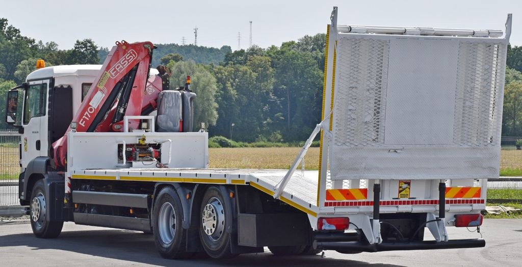 Lastbil med kran, Biltransportør lastbil MAN TGS 26.320 * FASSI F170A.22 + FUNK* TOPZUSTAND: billede 6