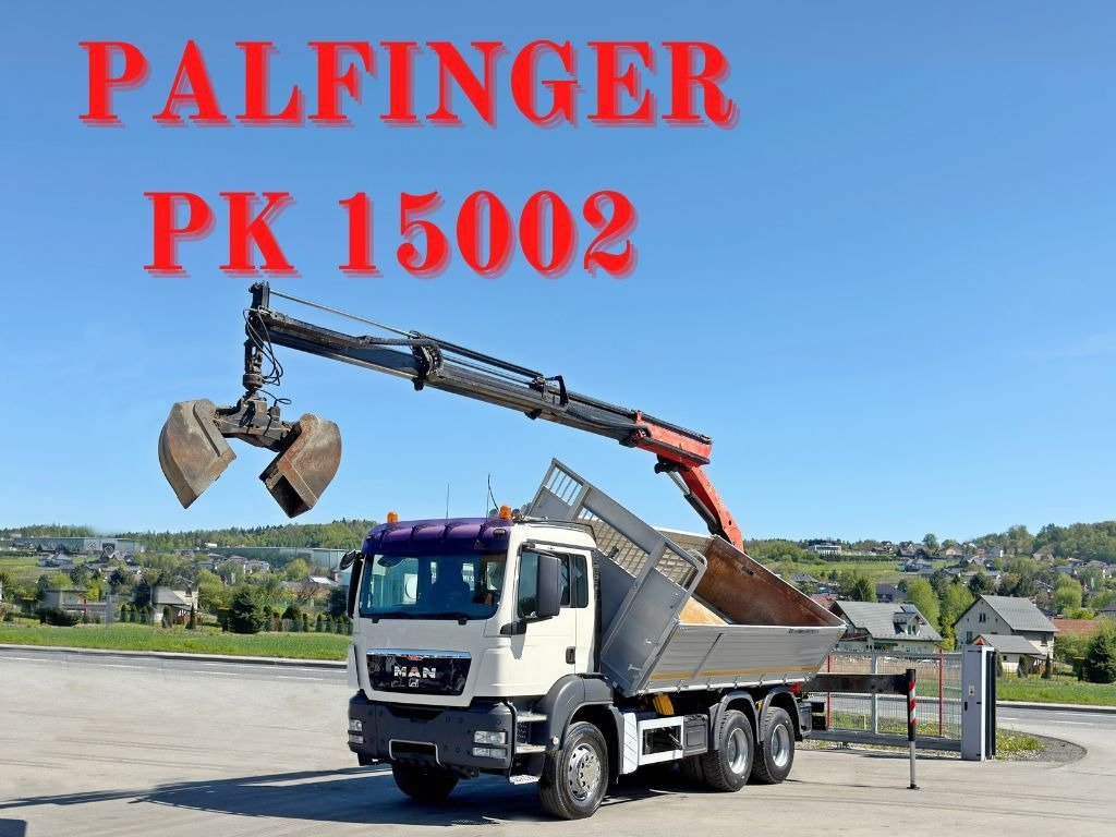MAN TGS 33.360*KIPPER 4,95 m *PK 15002 * 6x4 - Lastbil med kran: billede 1 MAN TGS 33.360*KIPPER 4,95 m *PK 15002 * 6x4 - Lastbil med kran: billede 1