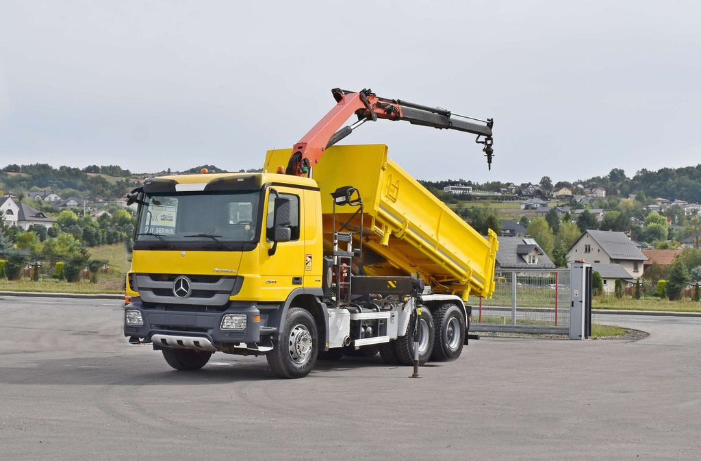 Mercedes-Benz ACTROS 2644 * PK 16001 - K A/FUNK * 6x4 - Tipvogn lastbil, Lastbil med kran: billede 2 Mercedes-Benz ACTROS 2644 * PK 16001 - K A/FUNK * 6x4 - Tipvogn lastbil, Lastbil med kran: billede 2