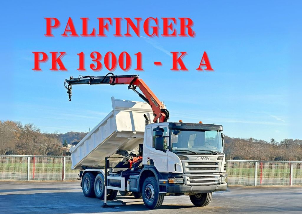 Scania P 360 Kipper 4,70 m * PK 13001-KA + FUNK * 6x4 - Tipvogn lastbil, Lastbil med kran: billede 1 Scania P 360 Kipper 4,70 m * PK 13001-KA + FUNK * 6x4 - Tipvogn lastbil, Lastbil med kran: billede 1