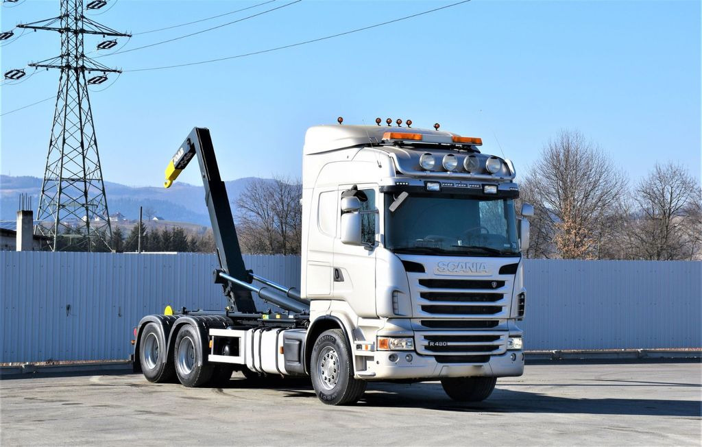 Scania R 480 Abrollkipper * 6x4 * Top Zustand ! - Lastbil kroghejs: billede 1 Scania R 480 Abrollkipper * 6x4 * Top Zustand ! - Lastbil kroghejs: billede 1