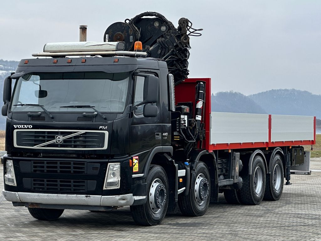 Volvo FM 440* HIAB 377 E-7 HIDUO + FUNK / 8x4 - Lastbil med lad, Lastbil med kran: billede 4 Volvo FM 440* HIAB 377 E-7 HIDUO + FUNK / 8x4 - Lastbil med lad, Lastbil med kran: billede 4