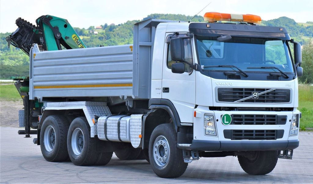Volvo FM 440 Kipper 4,80m + PK 17000D/6x4 * TOPZUSTAND - Lastbil med kran, Tipvogn lastbil: billede 4 Volvo FM 440 Kipper 4,80m + PK 17000D/6x4 * TOPZUSTAND - Lastbil med kran, Tipvogn lastbil: billede 4