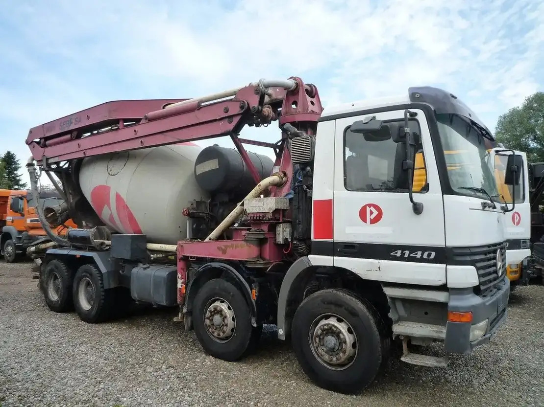 Mercedes-Benz Actros 4141 - Betonbil med pumpe: billede 3 Mercedes-Benz Actros 4141 - Betonbil med pumpe: billede 3