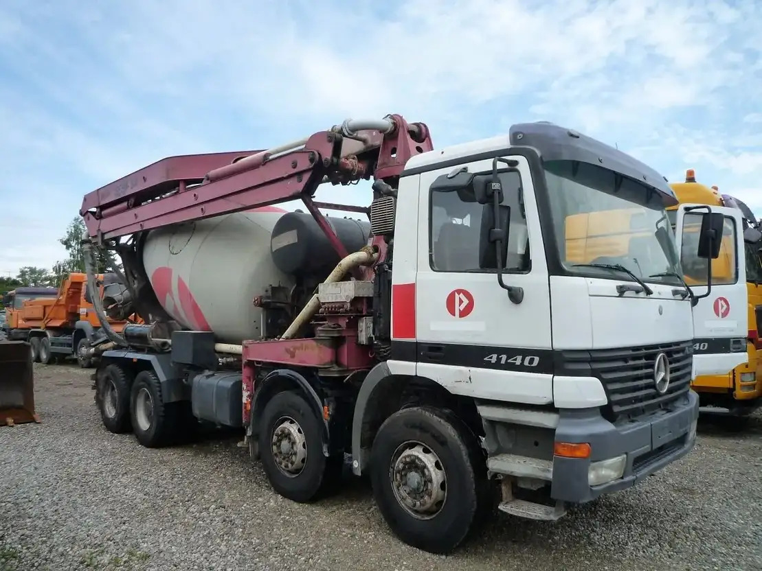 Mercedes-Benz Actros 4141 - Betonbil med pumpe: billede 2 Mercedes-Benz Actros 4141 - Betonbil med pumpe: billede 2