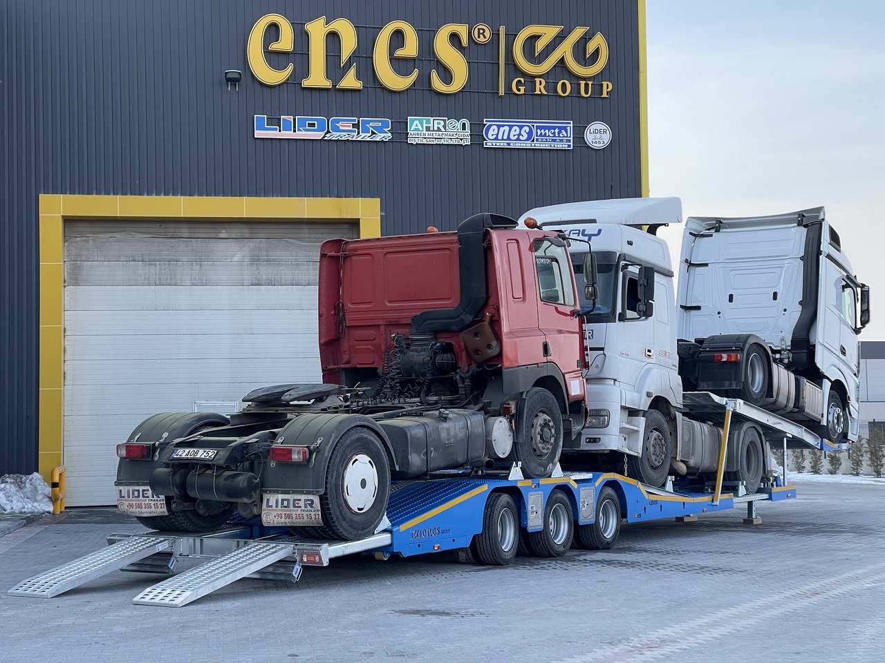 Ny Biltransportør sættevogn til transportering tungemaskiner LIDER 2025 NEW UNUSED READY IN FACTORY STOCK: billede 11