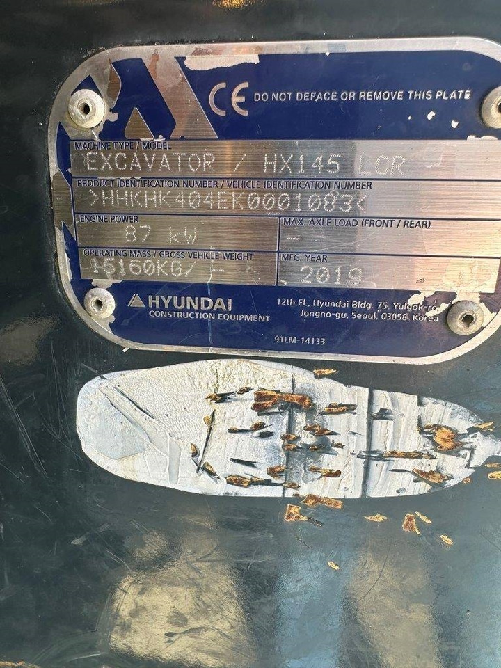 Hyundai HX 145 LCR - Bæltegravemaskine: billede 4 Hyundai HX 145 LCR - Bæltegravemaskine: billede 4