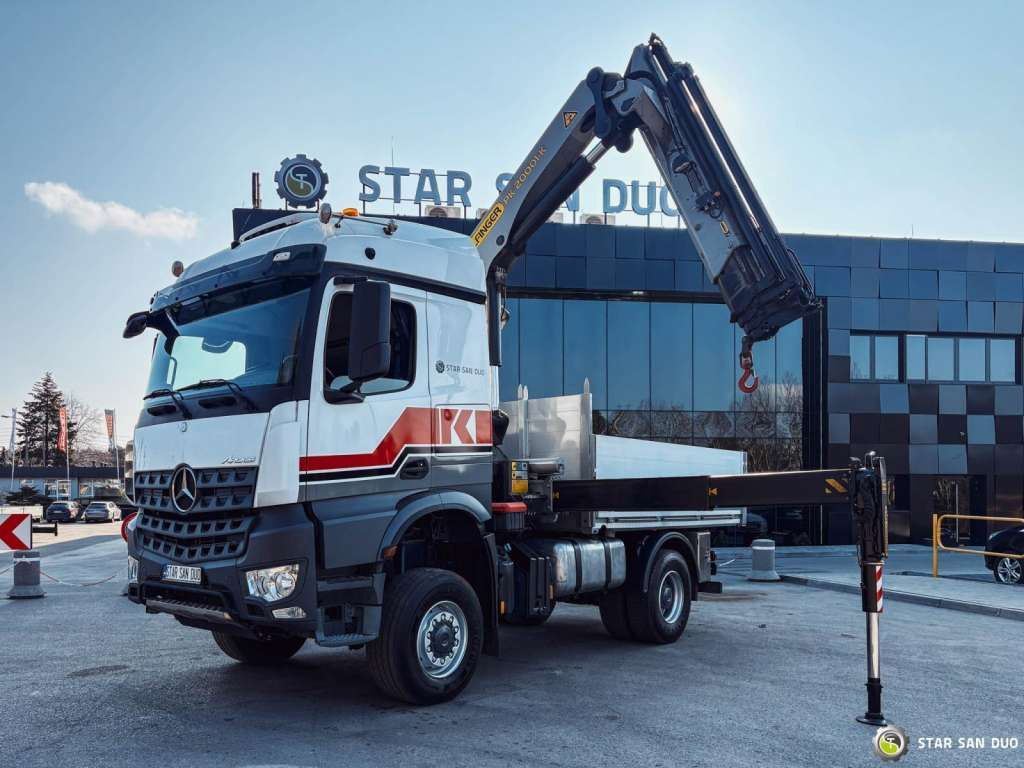 Mercedes-Benz AROCS 1851 4x4 PALFINGER PK 20002 Crane Kran - Lastbil med kran: billede 1 Mercedes-Benz AROCS 1851 4x4 PALFINGER PK 20002 Crane Kran - Lastbil med kran: billede 1