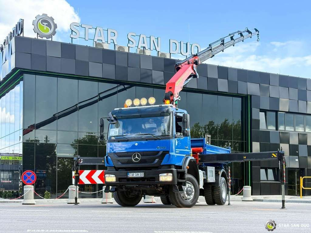 Mercedes-Benz AXOR 1833 4x4 Palfinger PK 22002 EH Crane Winch - Tipvogn lastbil: billede 1 Mercedes-Benz AXOR 1833 4x4 Palfinger PK 22002 EH Crane Winch - Tipvogn lastbil: billede 1