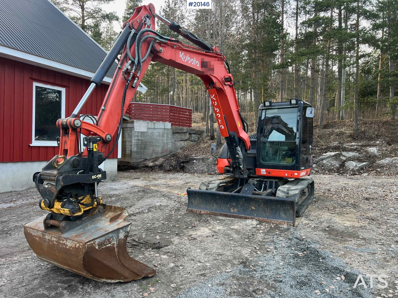 Kubota KX080-4 - Gravemaskine: billede 2 Kubota KX080-4 - Gravemaskine: billede 2