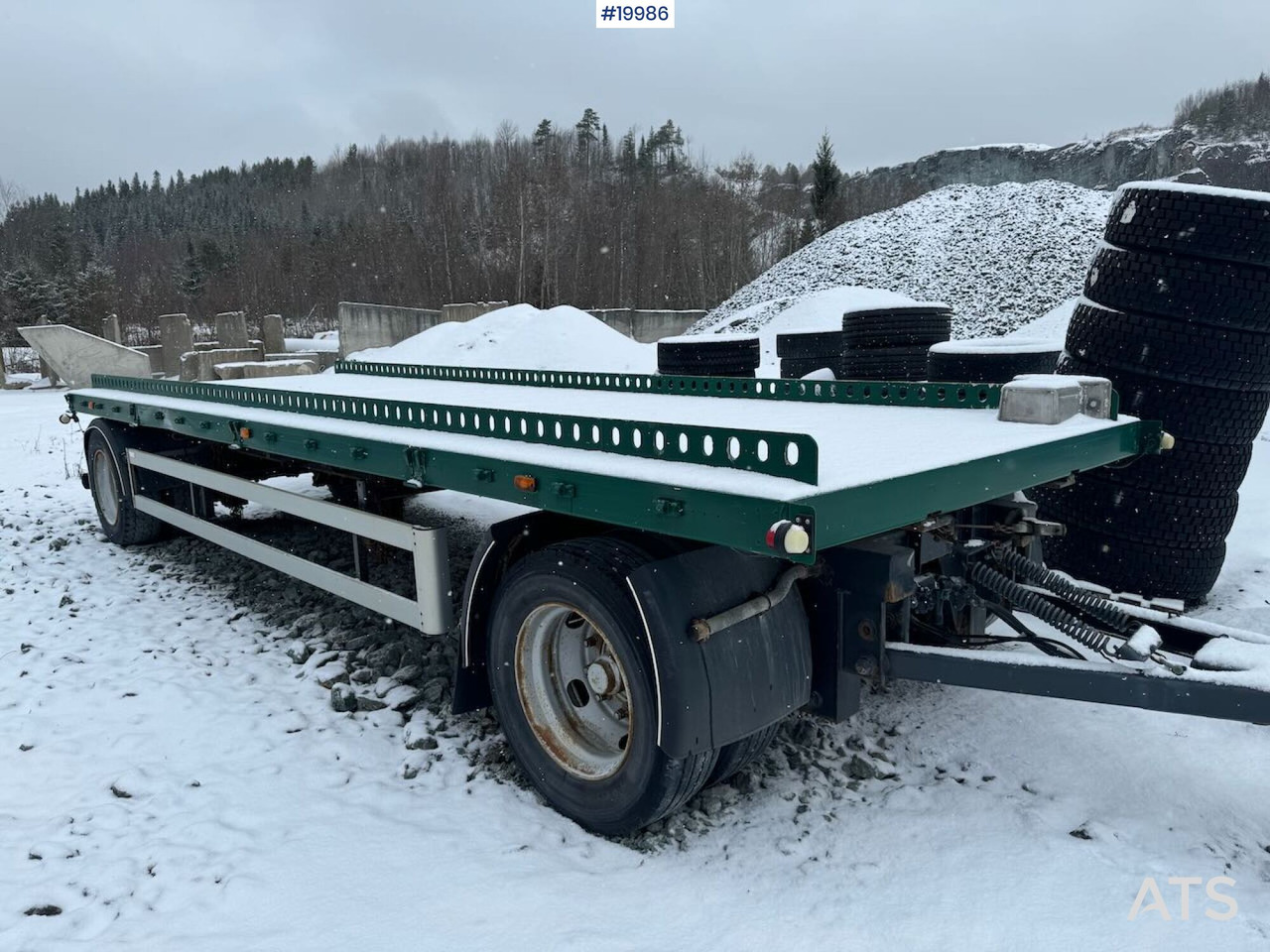 Narko 2 akslet Planslep - Ladtrailer: billede 2 Narko 2 akslet Planslep - Ladtrailer: billede 2
