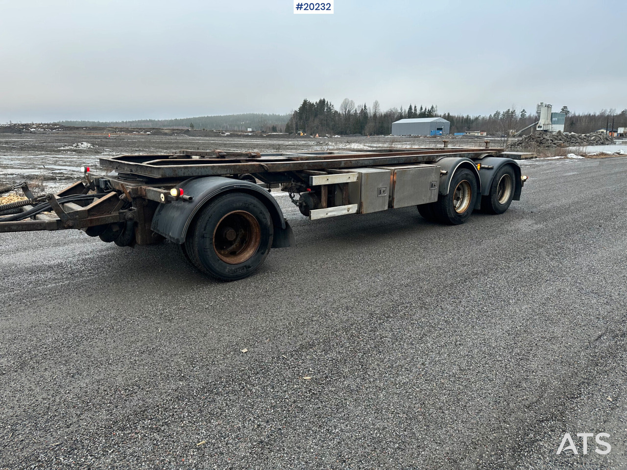 Norslep Krokhenger m/tipp - Kroghejsvogn/ Skip loader anhænger: billede 4 Norslep Krokhenger m/tipp - Kroghejsvogn/ Skip loader anhænger: billede 4