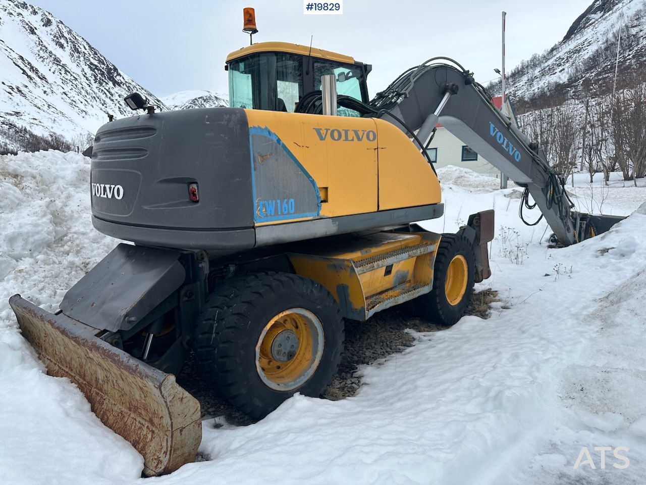 Gravemaskine Volvo EW 160: billede 8