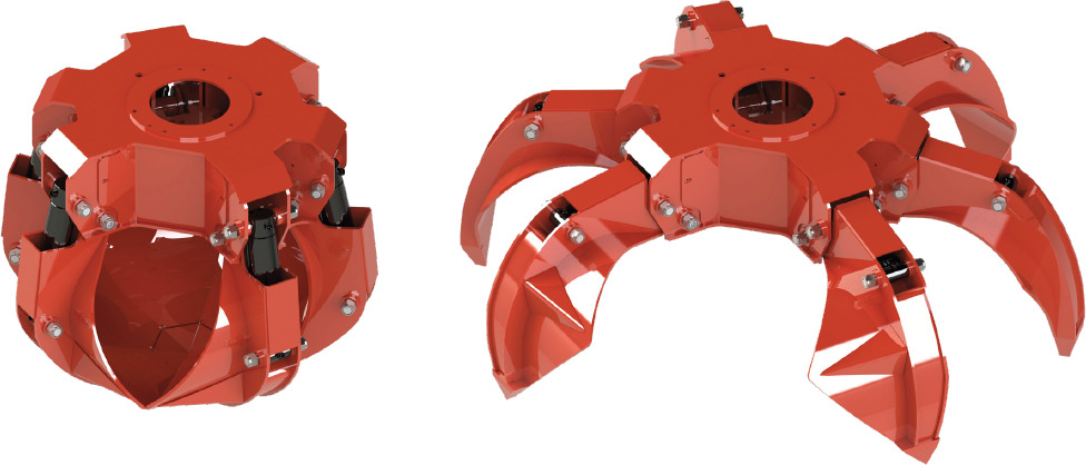 Polyp grab PLP 130/5 - Grab for Lastbilkran: billede 1 Polyp grab PLP 130/5 - Grab for Lastbilkran: billede 1