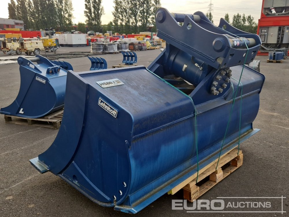 Lehnhoff Hydraulic Tilt Ditching Bucket, OilQuick OQ80 - Skovl: billede 2 Lehnhoff Hydraulic Tilt Ditching Bucket, OilQuick OQ80 - Skovl: billede 2