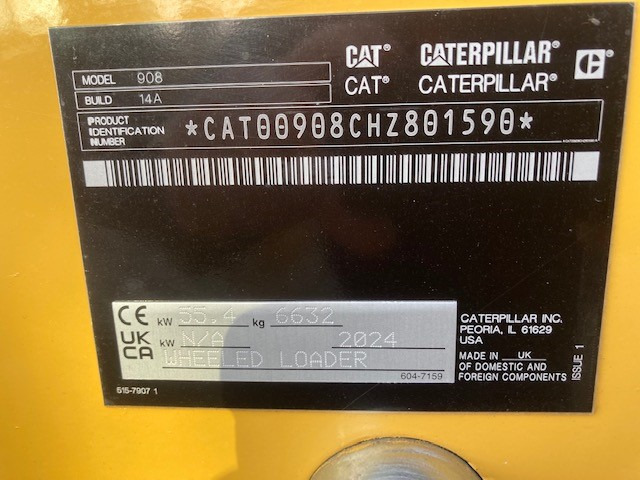 Caterpillar Radlader 908HL - Gummihjulslæsser: billede 2 Caterpillar Radlader 908HL - Gummihjulslæsser: billede 2
